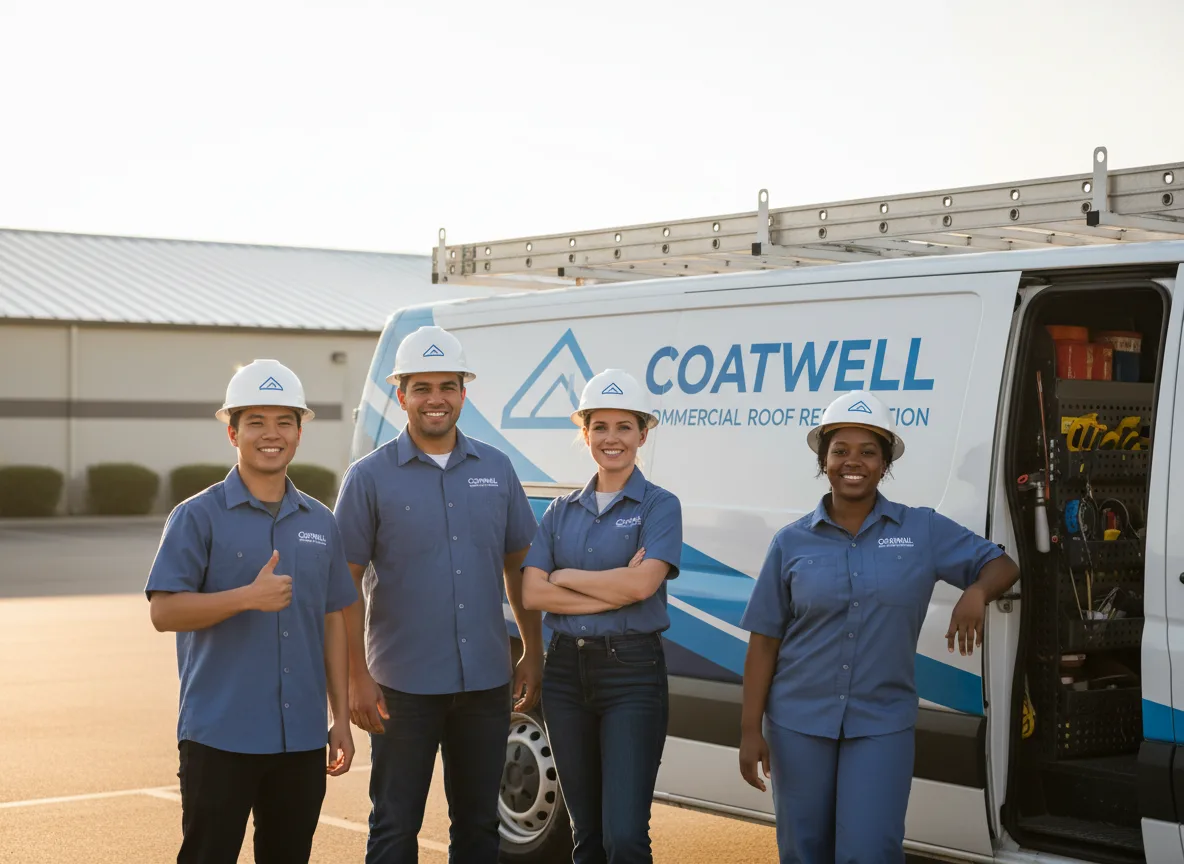 Commercial roof coating company in Vaughn, WA